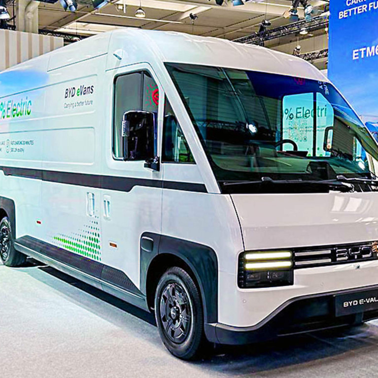 Представлен электрофургон BYD E-VALI