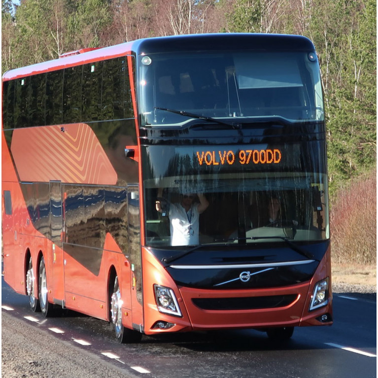 Volvo готовит новый двухэтажный туристический автобус