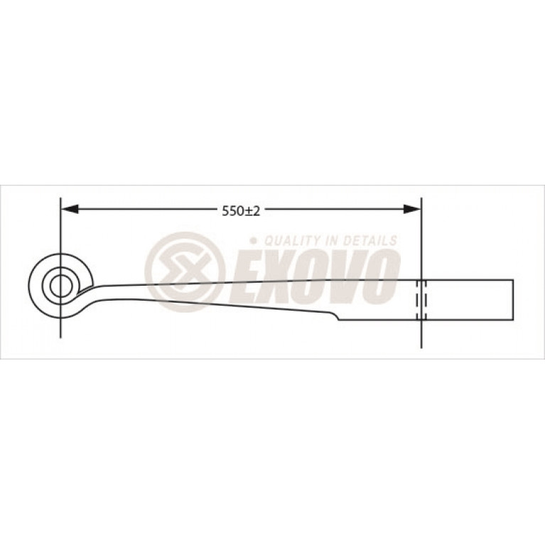 Лист рессоры 1-й 28280-1E EXOVO