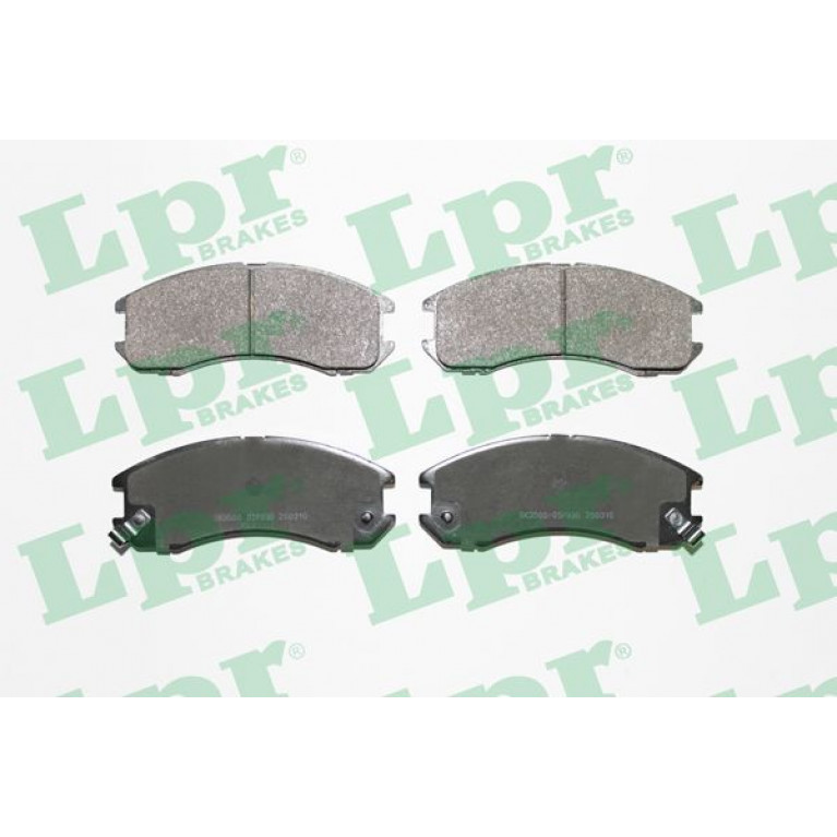 Колодки тормозные MAZDA 626 (87-97) (1.6/2.2) передние (4шт.) LPR