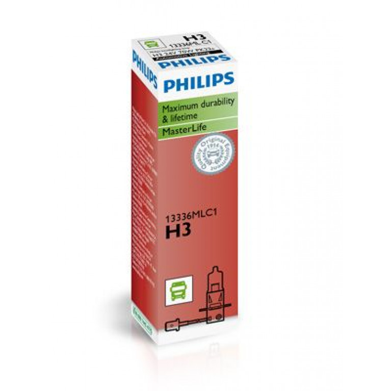 Лампа 24V H3 70W PK22s Master Life PHILIPS