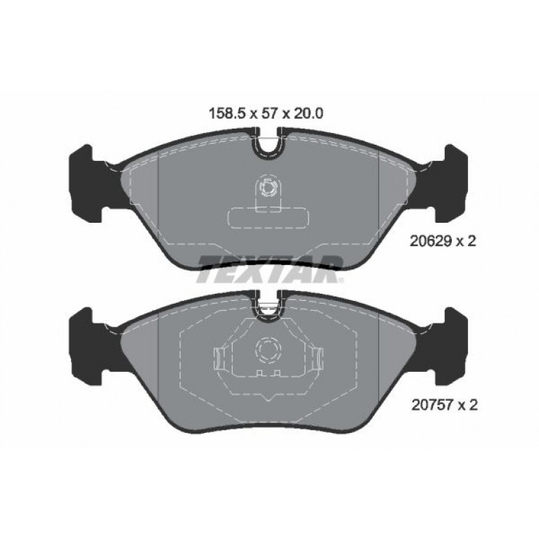 Textar колодки bmw