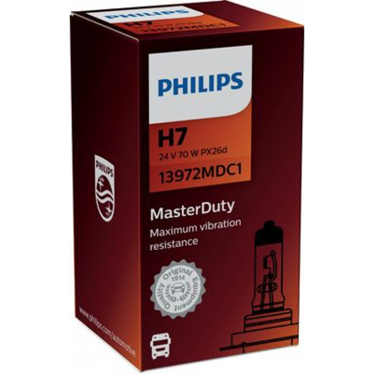 Лампа 24V H7 70W PX26d Heavy Duty PHILIPS