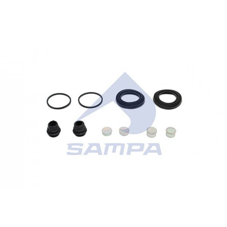 Ремкомплект суппорта ROR тормозного (пыльники,крышки,уплотнительные кольца,смазка) SAMPA