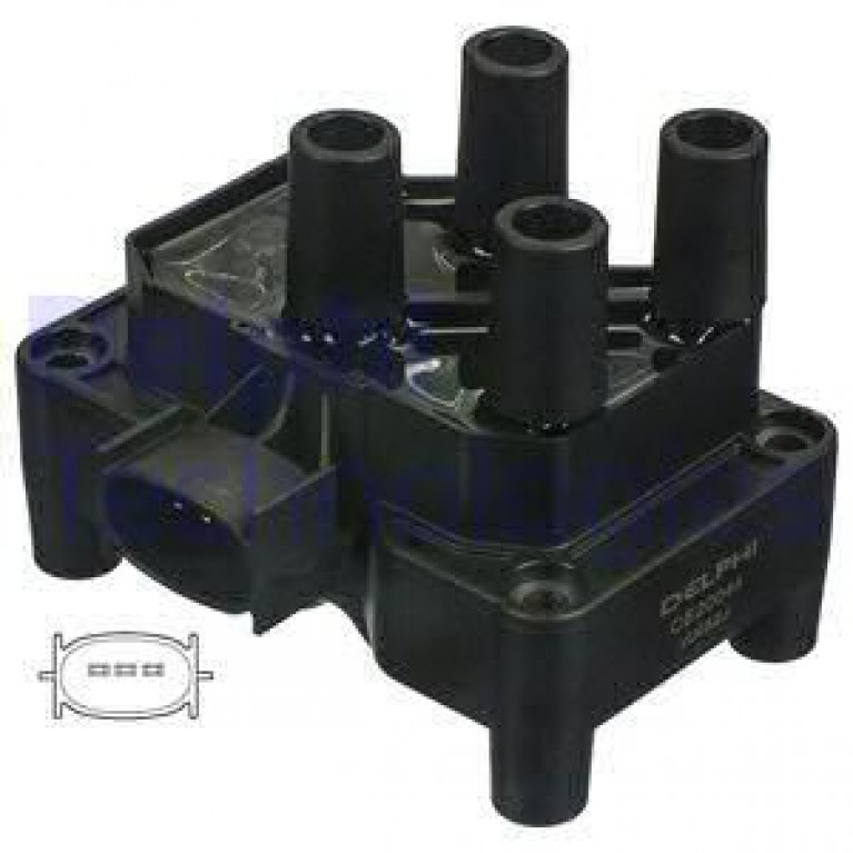 Катушка зажигания FORD Focus 1,Mondeo (1.6/1.8/2.0) DELPHI