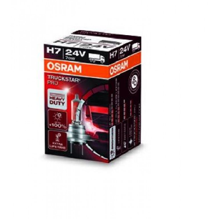 Лампа 24V H7 70W +100% PX26d Truckstar Pro OSRAM