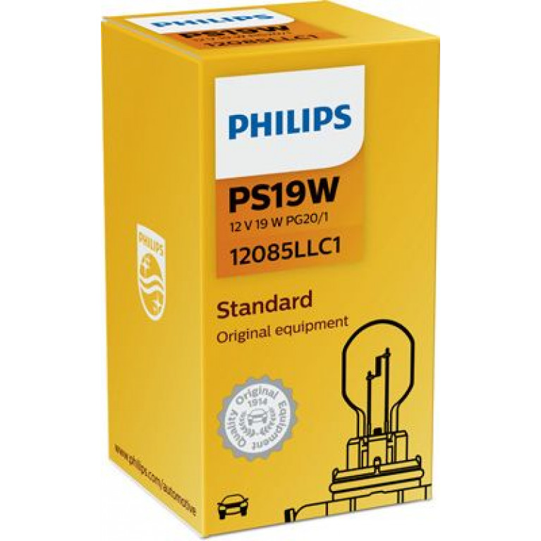 Лампа 12V PS19W PG20-1 Long Life PHILIPS