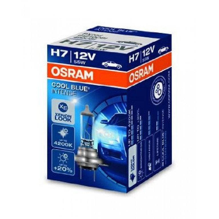 Лампа 12V H7 55W +20% PX26d Cool Blue Intense OSRAM