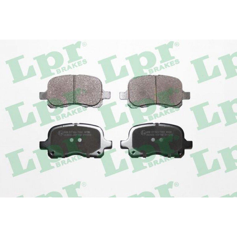 Колодки тормозные TOYOTA Corolla (97-) передние (4шт.) LPR