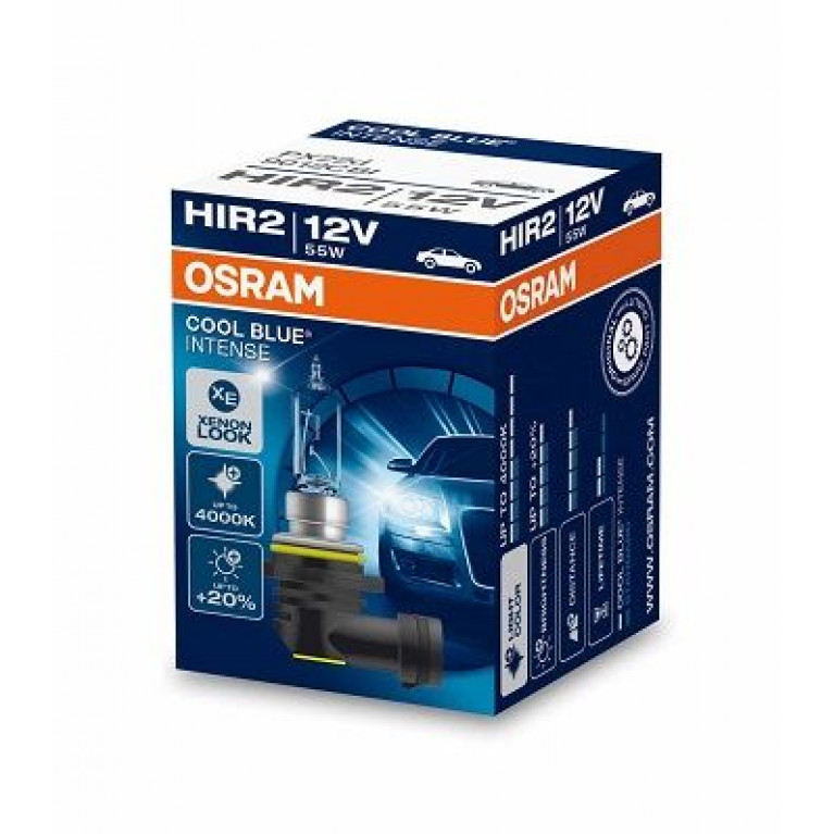 Лампа 12V HIR2 55W +20% PX22d Cool Blue Intense OSRAM
