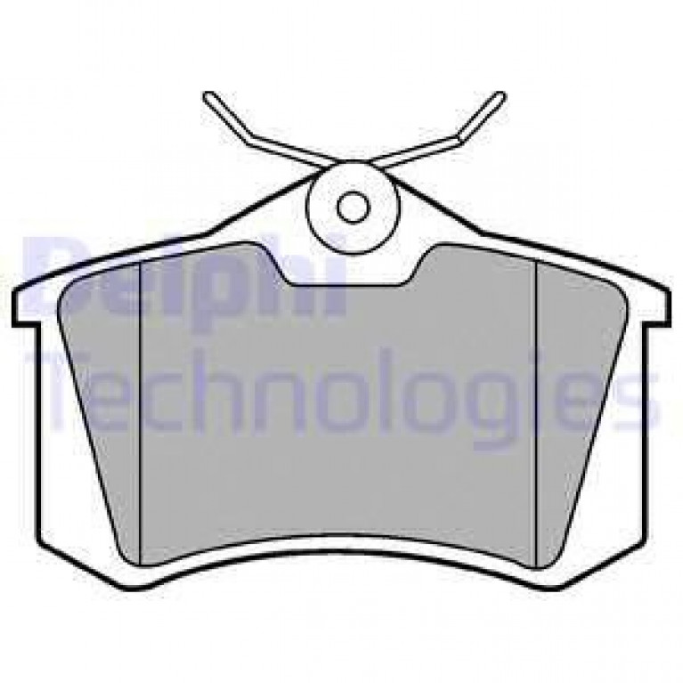 Колодки стояночного тормоза  Crafter( 2E0698525D)  DELPHI  LS2054