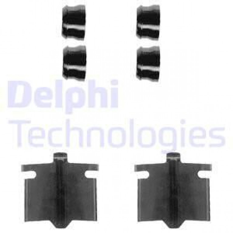 Комплект FORD Transit монтажный колодок тормозных передних DELPHI