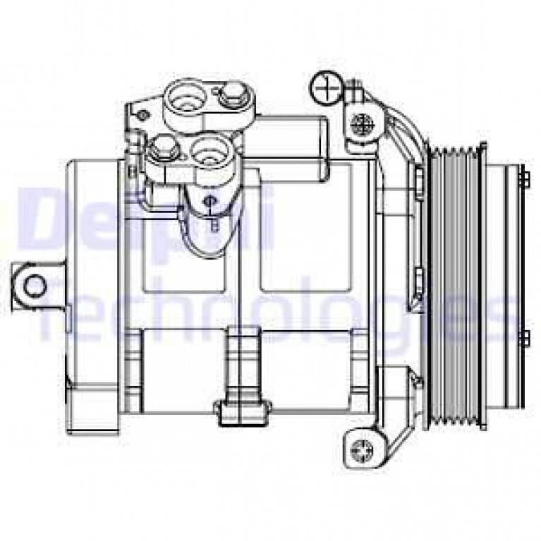 Компрессор кондиционера MB SPRINER 09-