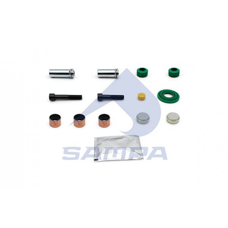 Ремкомплект суппорта WABCO PAN17 (толкатели,болты,пыльники,втулки,заглушки) SAMPA
