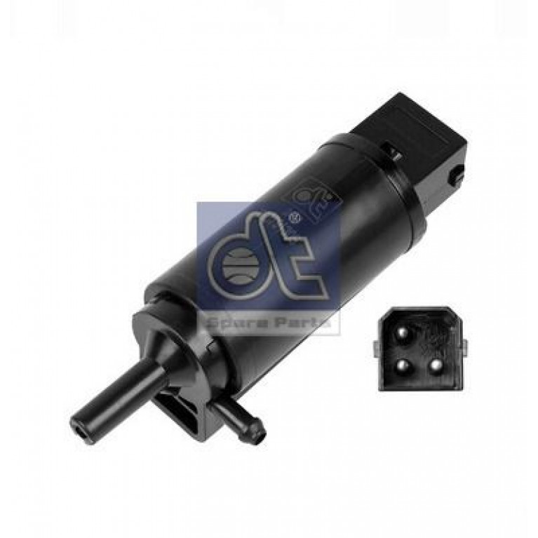 Мотор омывателя VOLVO FH12/16,FL7/10/12 без поплавка (2 контакта) DIESEL TECHNIC