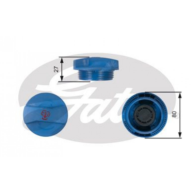 Крышка радиатора VW Passat (96-00),Touareg (02-10) AUDI A2,A3 GATES