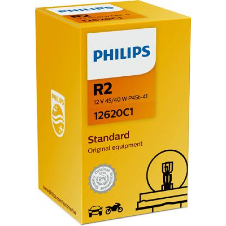 Лампа 12V R2 45/40W P45t PHILIPS