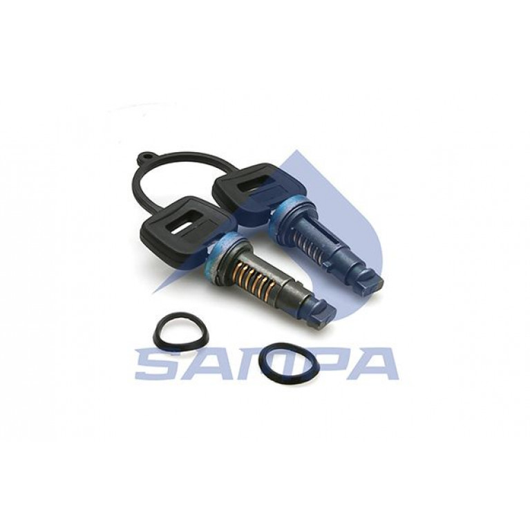 Личинка замка двери; 2личинки с 2 ключами DAF 65/75/85/95/105